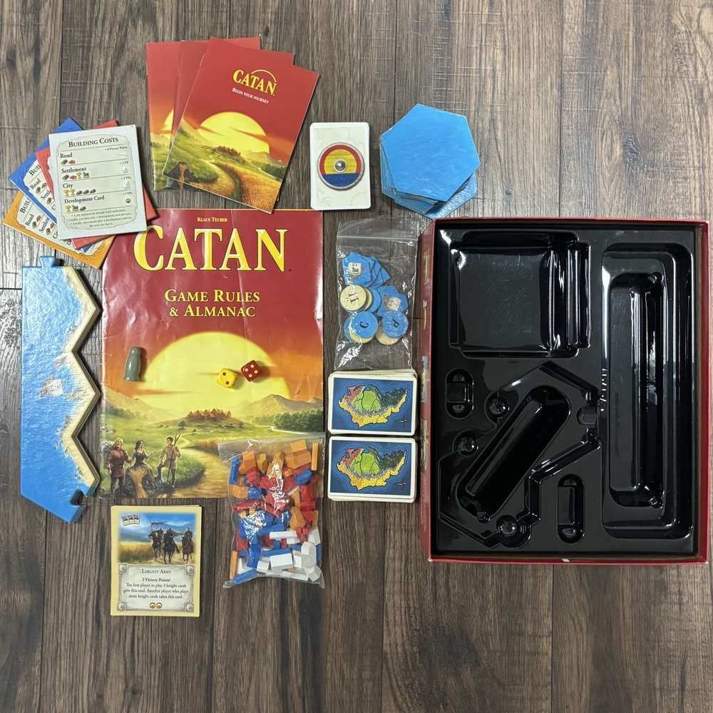 Catan Trade Build Settle Board Game 5th Edition 2021 Strategy Adventure Game - Picture 3 of 8
